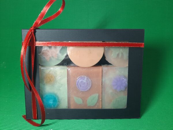 Estuche de seis jabones de glicerina