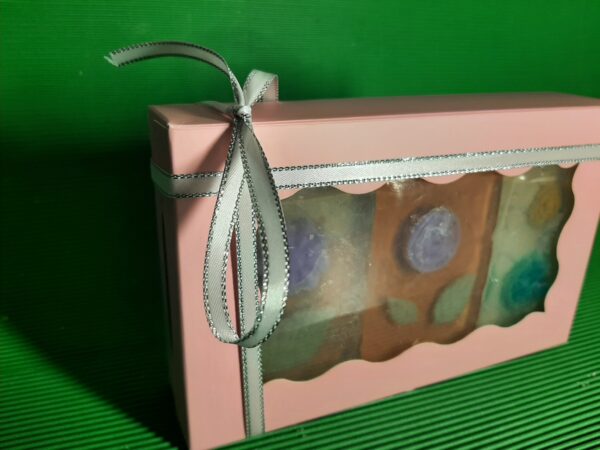 Estuche de tres jabones de glicerina